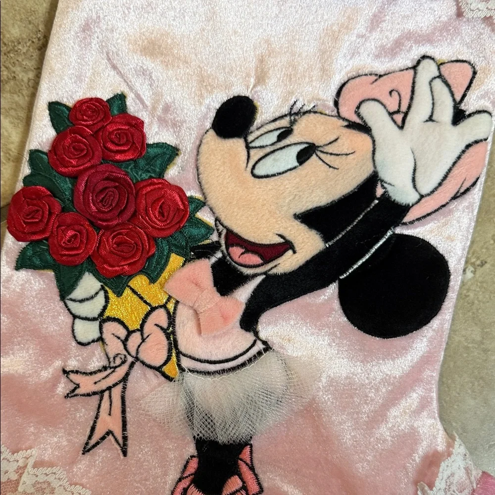 *Rare* 90s Disney Minnie Mouse Ballerina  Christmas Stocking